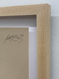 (Jonathan Edelhuber) Still Life with Owl on Art Books Screenprint AP