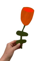 Martha Rich - Orange Single Flower