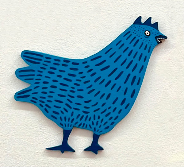 Martha Rich - blue chicken
