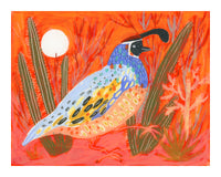 (Melissa Lakey) Dancing Quail print 11x14