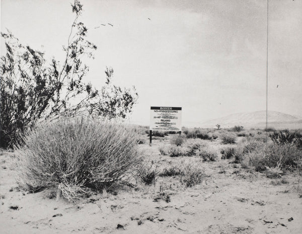 (Ed Ruscha) Desert Gravure, 2006