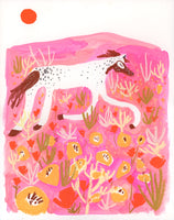 (Melissa Lakey) Galloping Through the Flowers