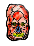 (Walker Mettling) Pink Skull Wood Cut-out