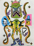 (Walker Mettling) Squid Monster Screenprint
