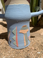 (Heidi Anderson) Blue Flower Lady Vase