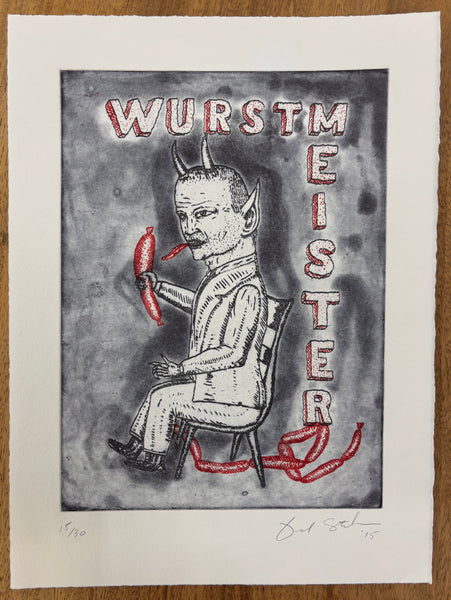 (Fred Stonehouse) Wurstmeister Etching