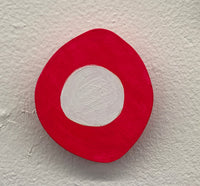 Martha Rich - pink button (white middle)