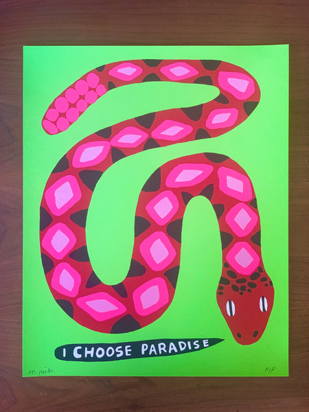 (Martha Rich) I Choose Paradise print
