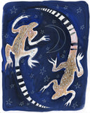 (Melissa Lakey) Lizard Twins