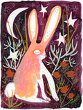 (Melissa Lakey) Rabbit Dreaming of Flowers