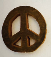 (Martha Rich) Rusty Talisman Smaller Peace Sign