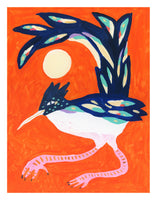 (Melissa Lakey) Roadrunner and the Sun print 16x20