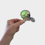 What? Skull sticker