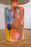 (Lili Todd) Owl and Rattlesnake Lamp