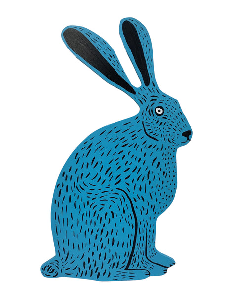 Martha Rich - Blue Sitting Bunny
