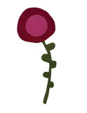 Martha Rich - Pink round flower