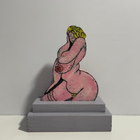 (Jonathan Edelhuber) Sculpture of a Gaston Lachaise Drawing